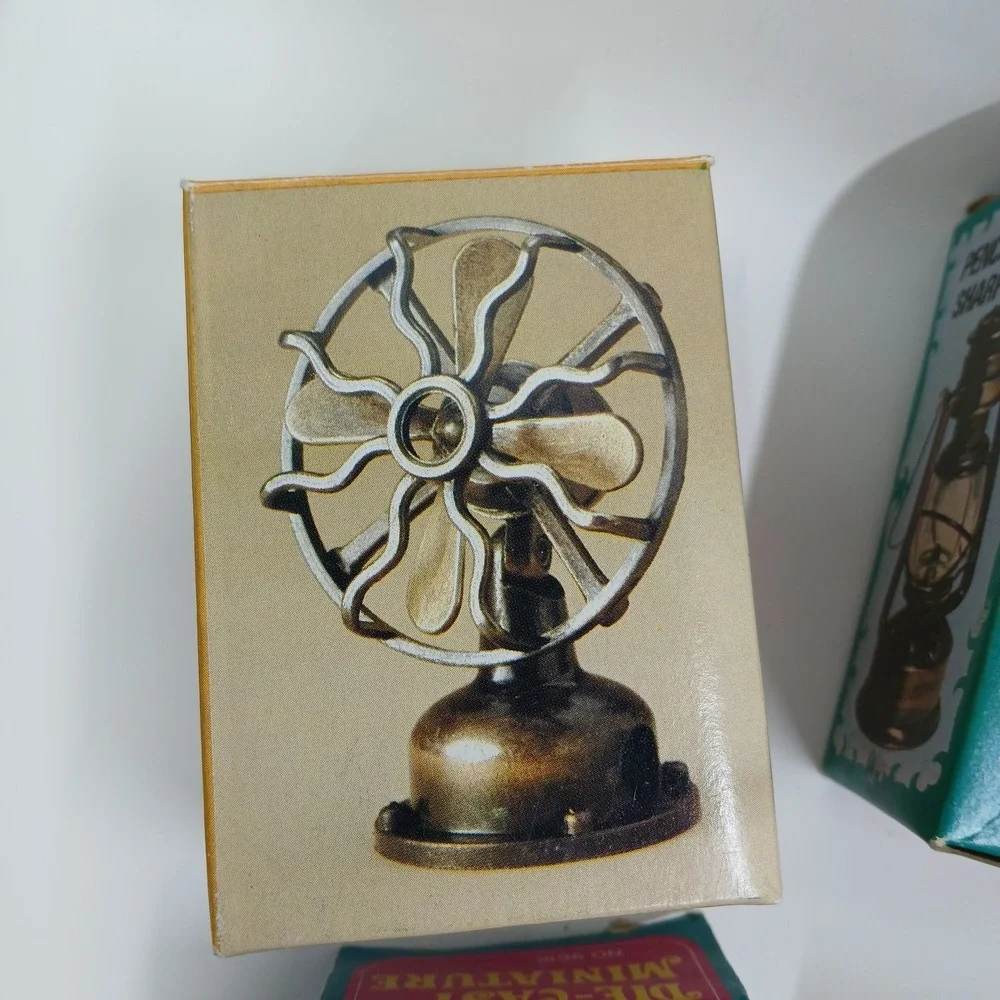 Die-Cast Mini‎ Pencil Sharpeners LOT Set of 6 Vintage Made In Hong Kong